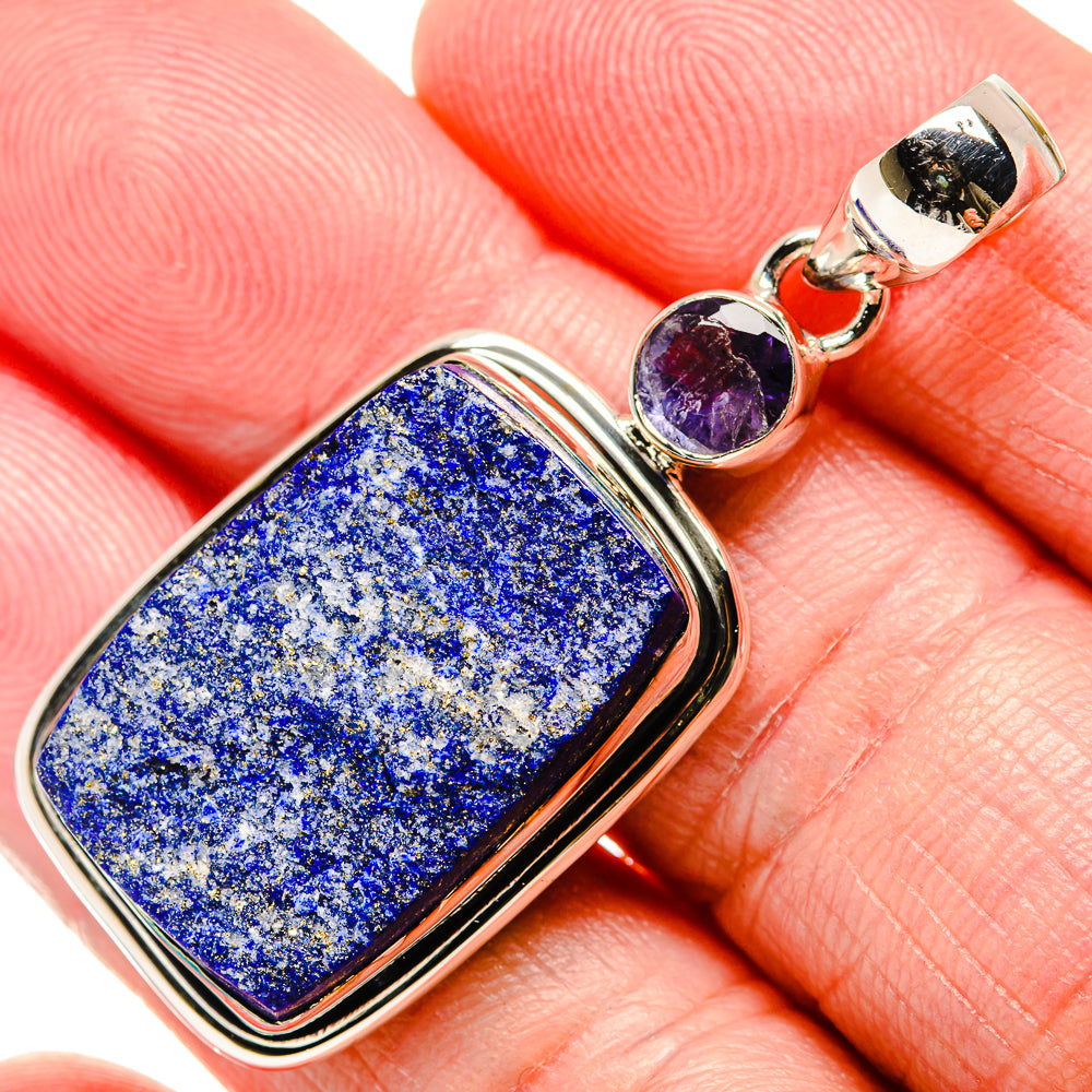 Lapis Lazuli Pendants handcrafted by Anasilvercos - PD35743