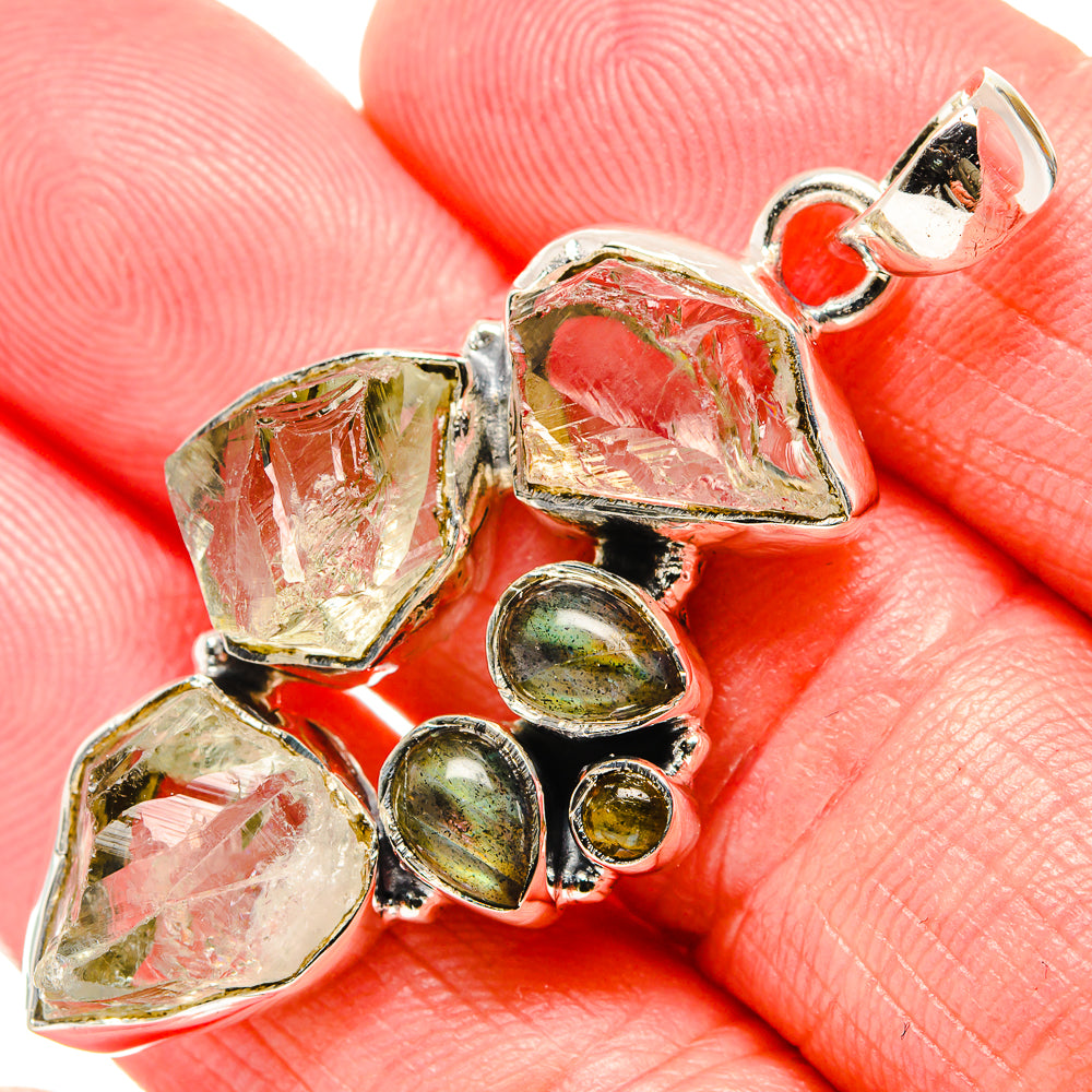 Green Amethyst Pendants handcrafted by Anasilvercos - PD35767