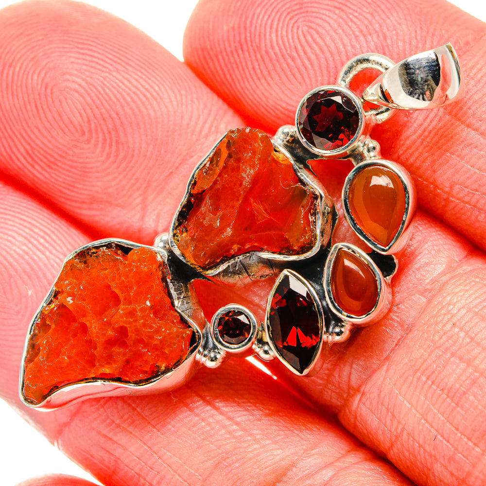 Carnelian Pendants handcrafted by Anasilvercos - PD35770