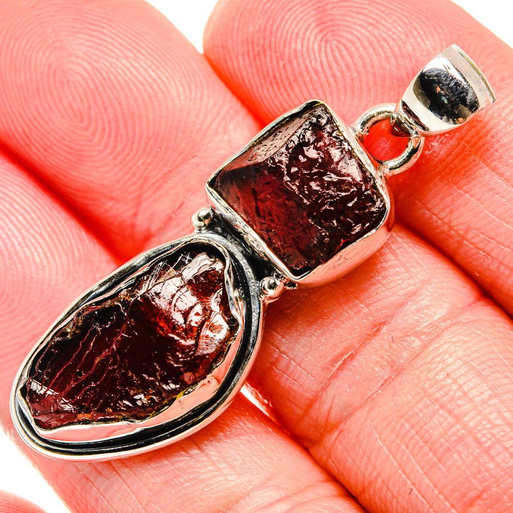 Garnet Pendants handcrafted by Anasilvercos - PD35785
