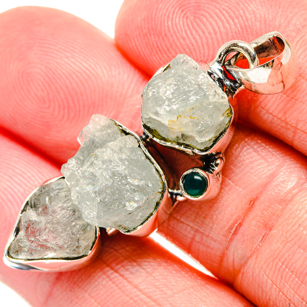 Aquamarine Pendants handcrafted by Anasilvercos - PD35787
