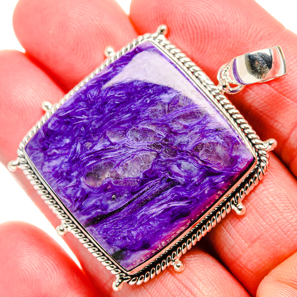 Charoite Pendants handcrafted by Anasilvercos - PD35799