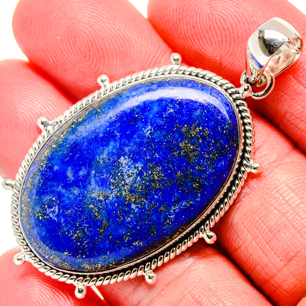 Lapis Lazuli Pendants handcrafted by Anasilvercos - PD35800
