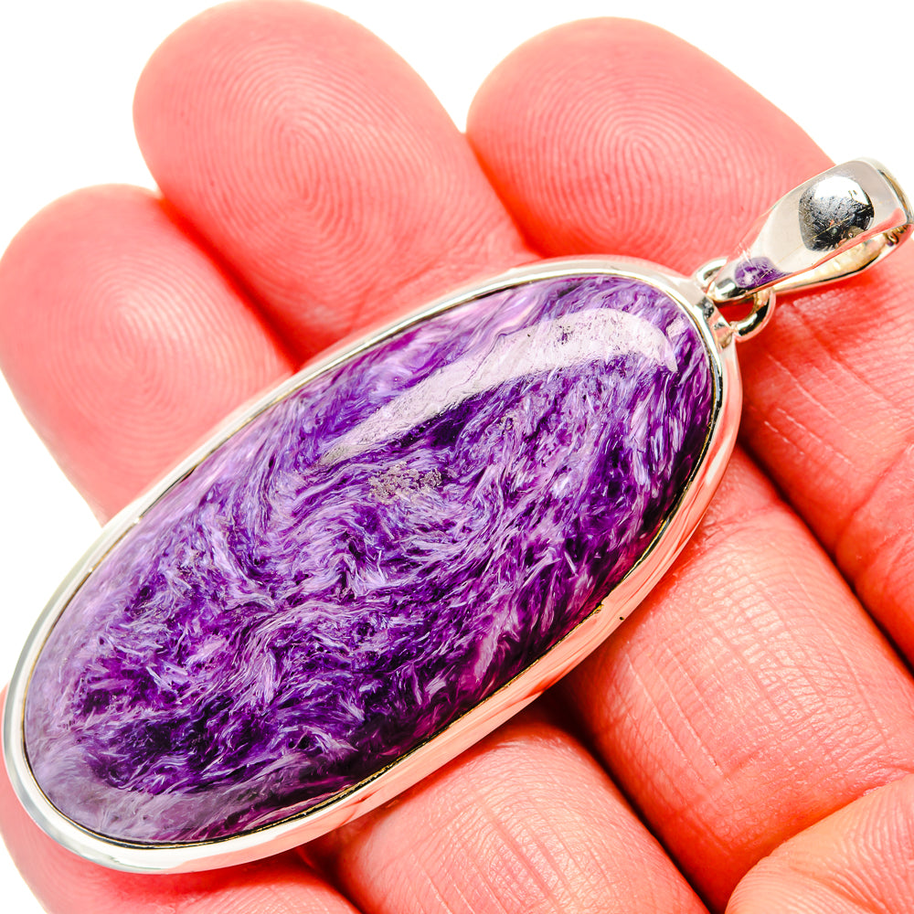 Charoite Pendants handcrafted by Anasilvercos - PD35802