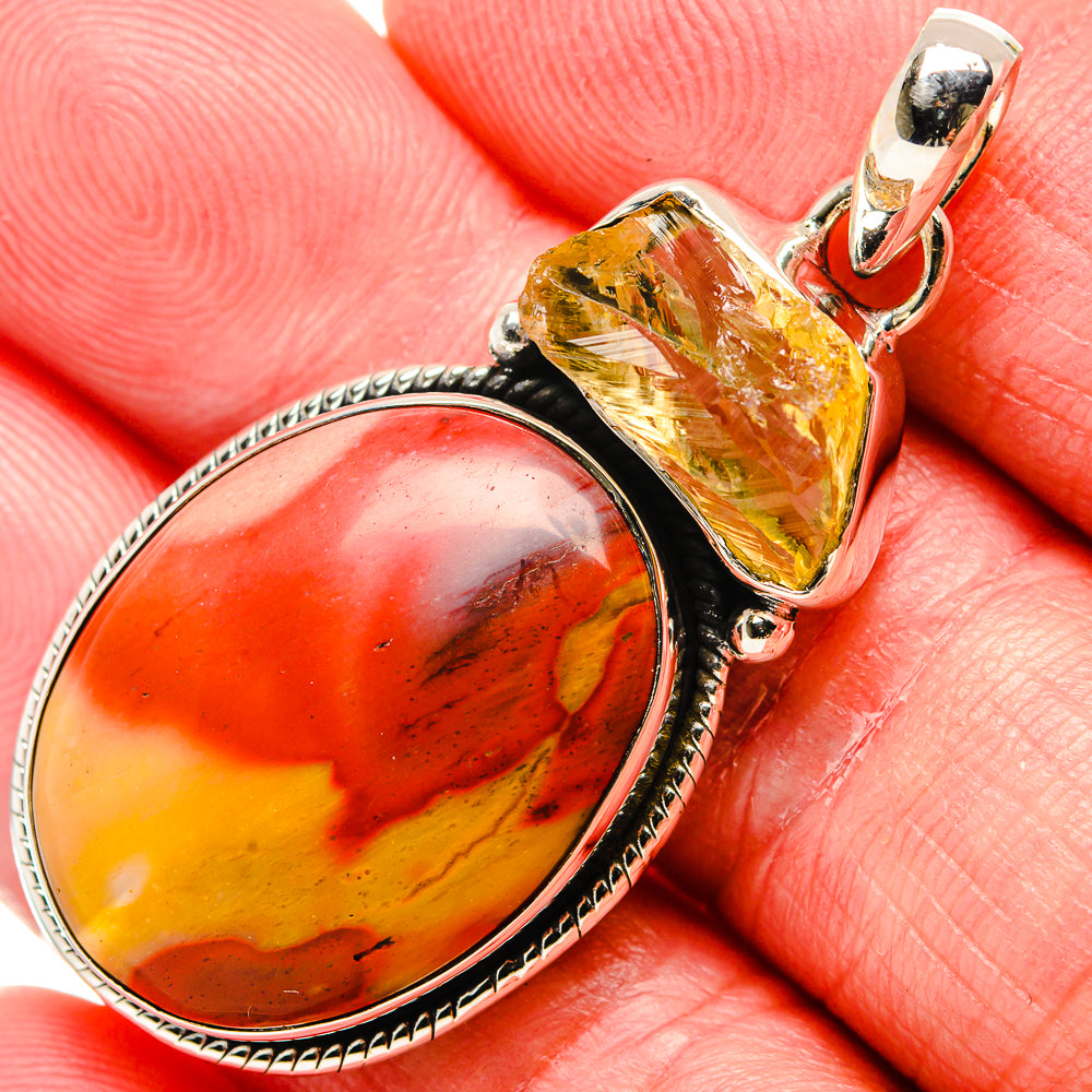 Mookaite Pendants handcrafted by Anasilvercos - PD35824