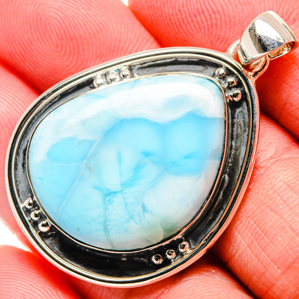 Larimar Pendants handcrafted by Anasilvercos - PD35826
