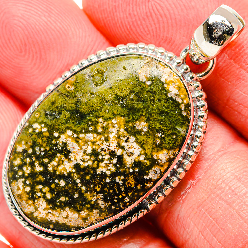 Ocean Jasper Pendants handcrafted by Anasilvercos - PD35827