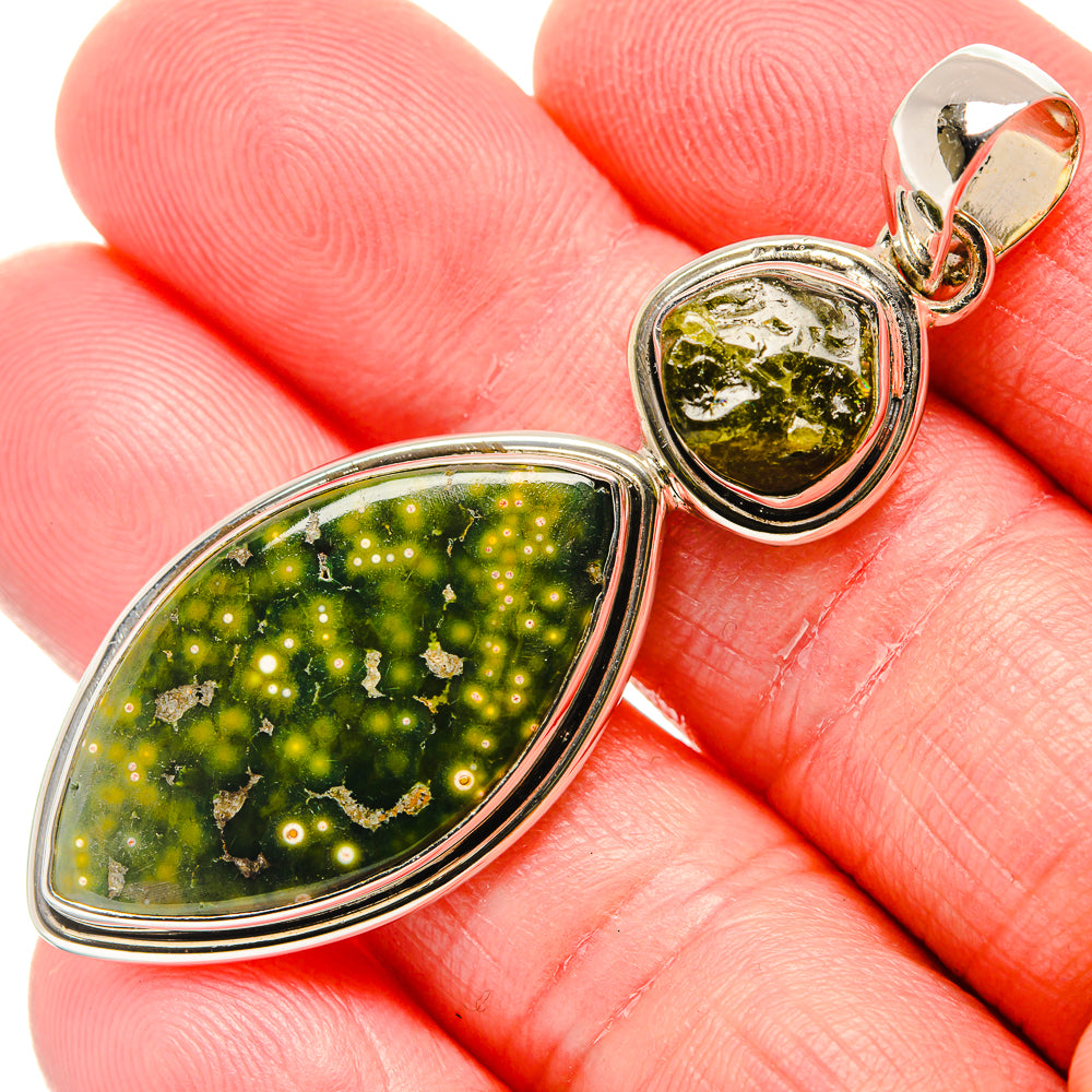 Ocean Jasper Pendants handcrafted by Anasilvercos - PD35841