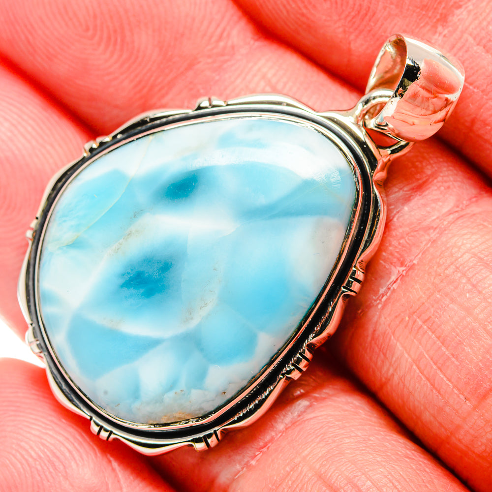 Larimar Pendants handcrafted by Anasilvercos - PD35846