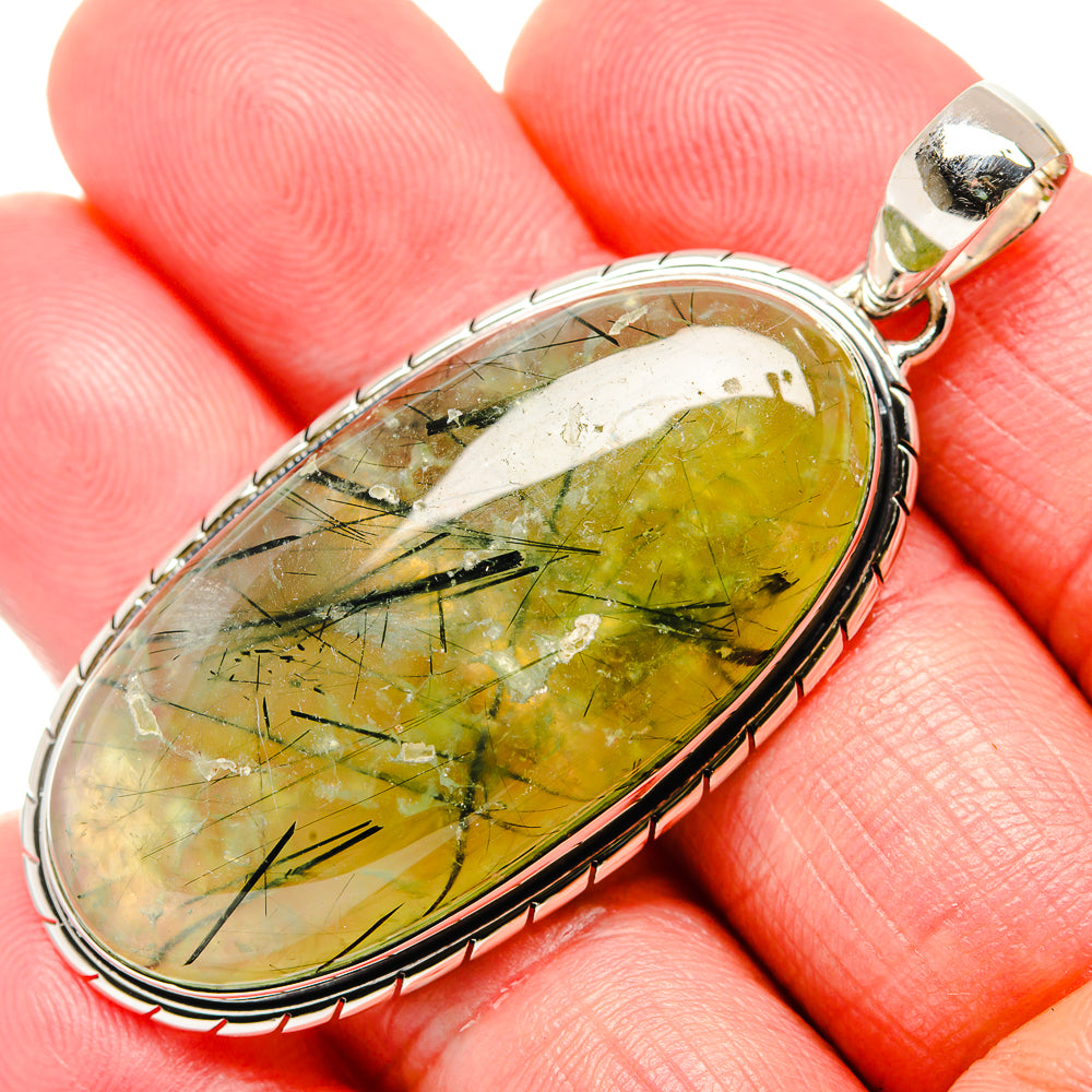 Prehnite Pendants handcrafted by Anasilvercos - PD35853