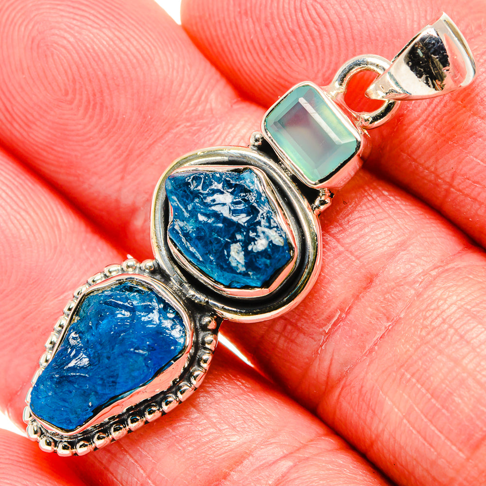 Apatite Pendants handcrafted by Anasilvercos - PD35859