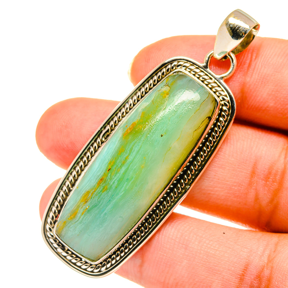 Peruvian Opal Pendants handcrafted by Anasilvercos - PD3586