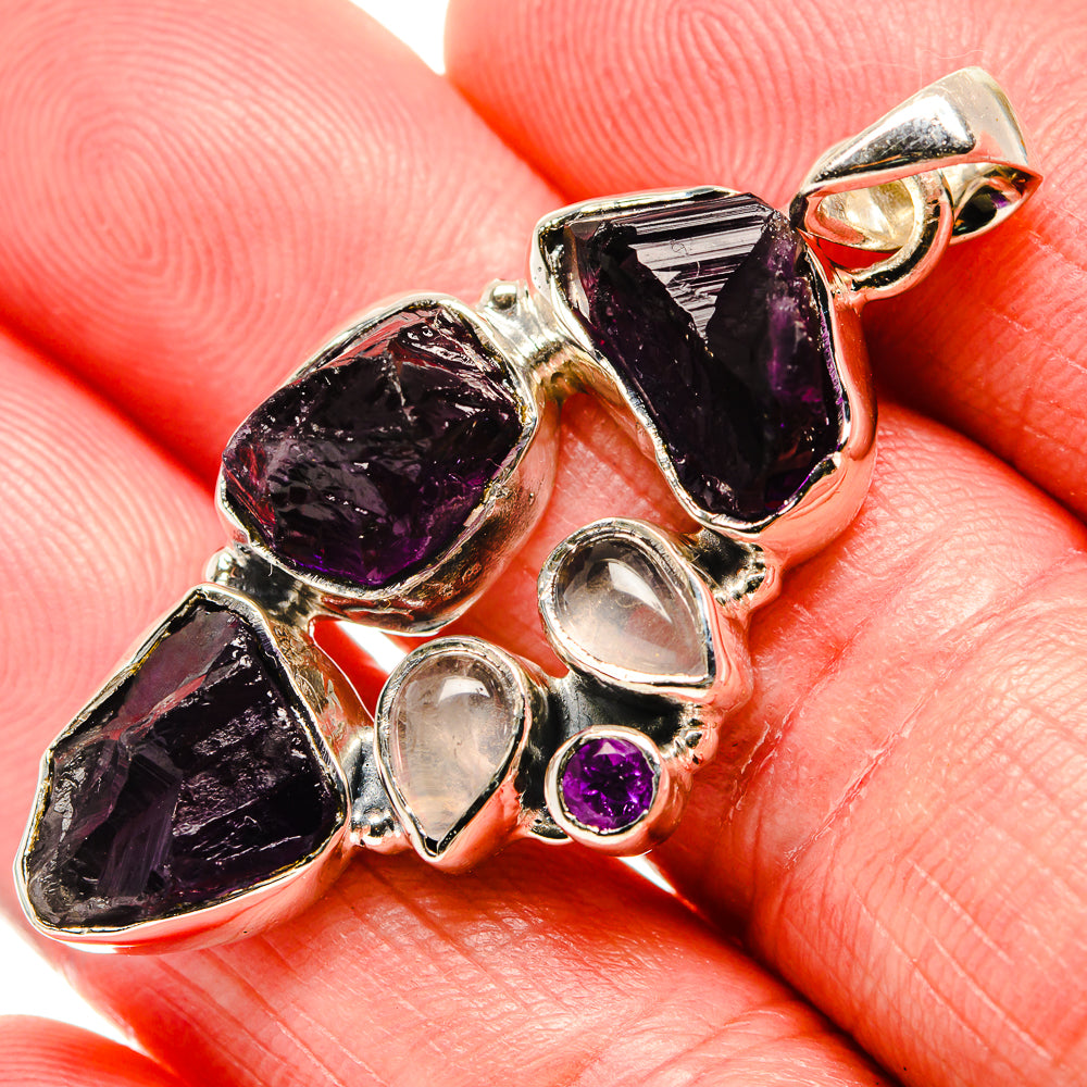 Amethyst Pendants handcrafted by Anasilvercos - PD35863