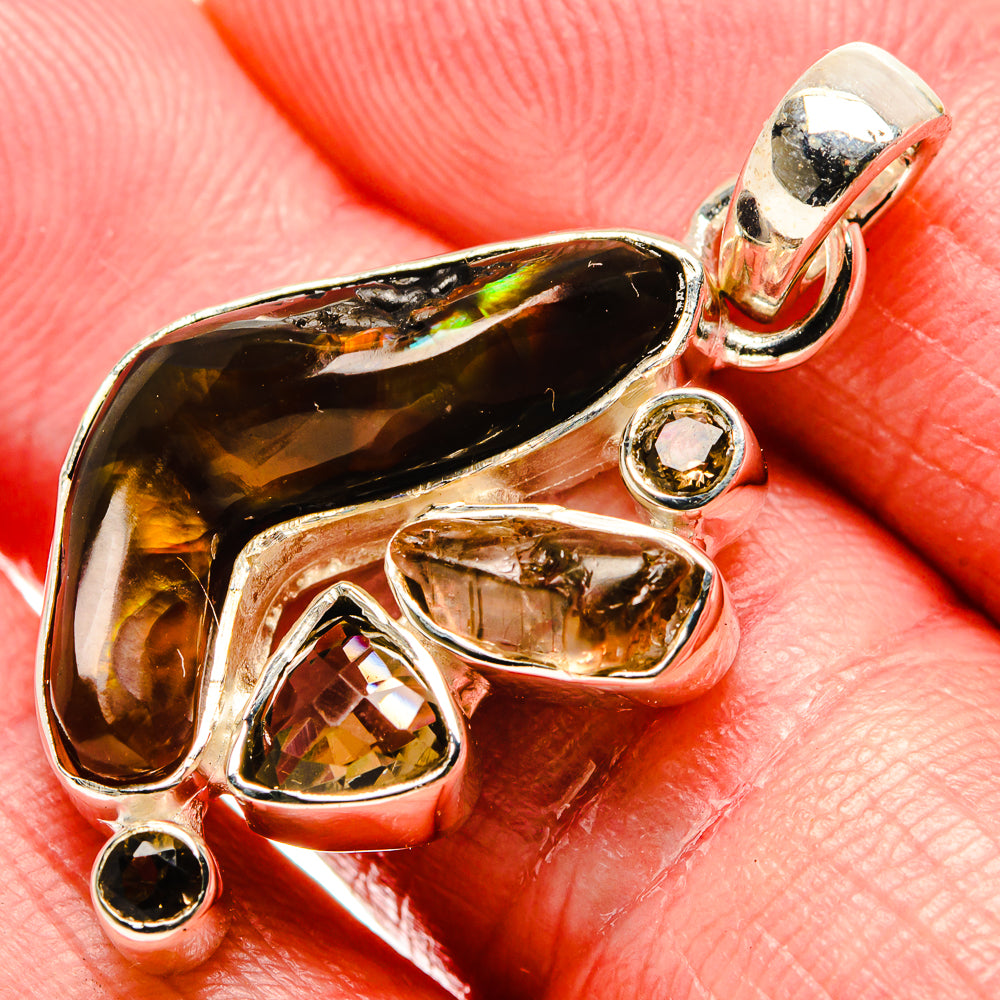 Mexican Fire Agate Pendants handcrafted by Anasilvercos - PD35869