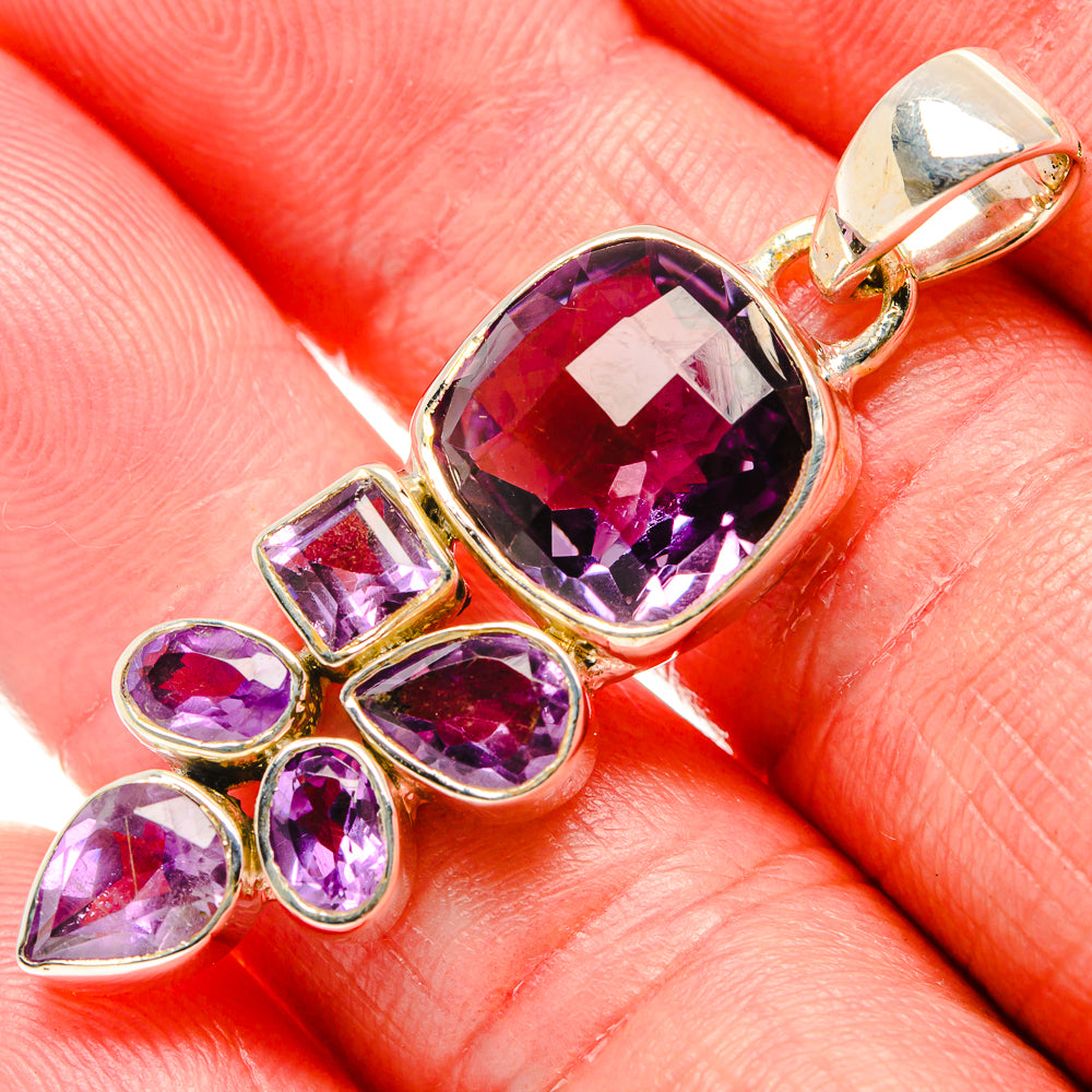 Amethyst Pendants handcrafted by Anasilvercos - PD35877