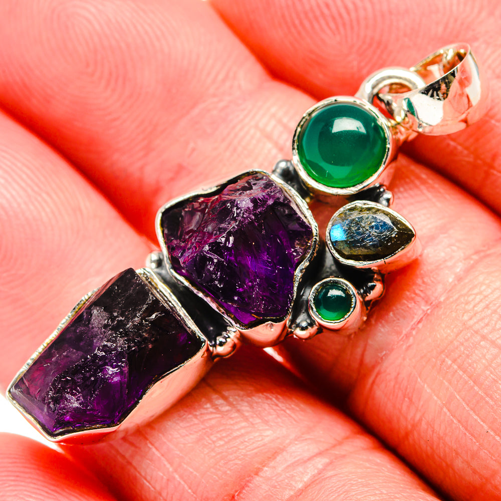 Amethyst Pendants handcrafted by Anasilvercos - PD35883