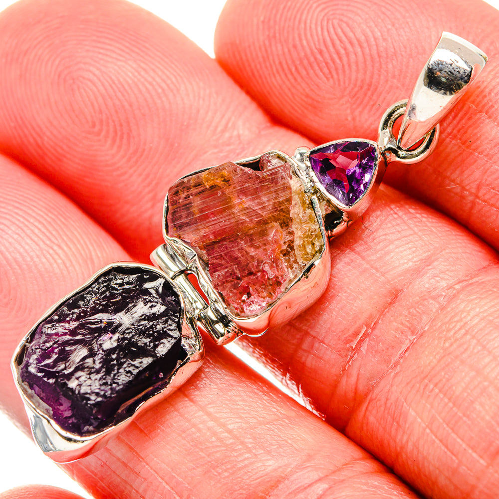 Amethyst Pendants handcrafted by Anasilvercos - PD35886