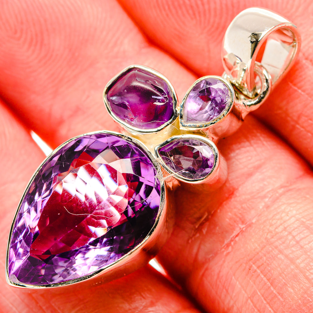 Amethyst Pendants handcrafted by Anasilvercos - PD35888