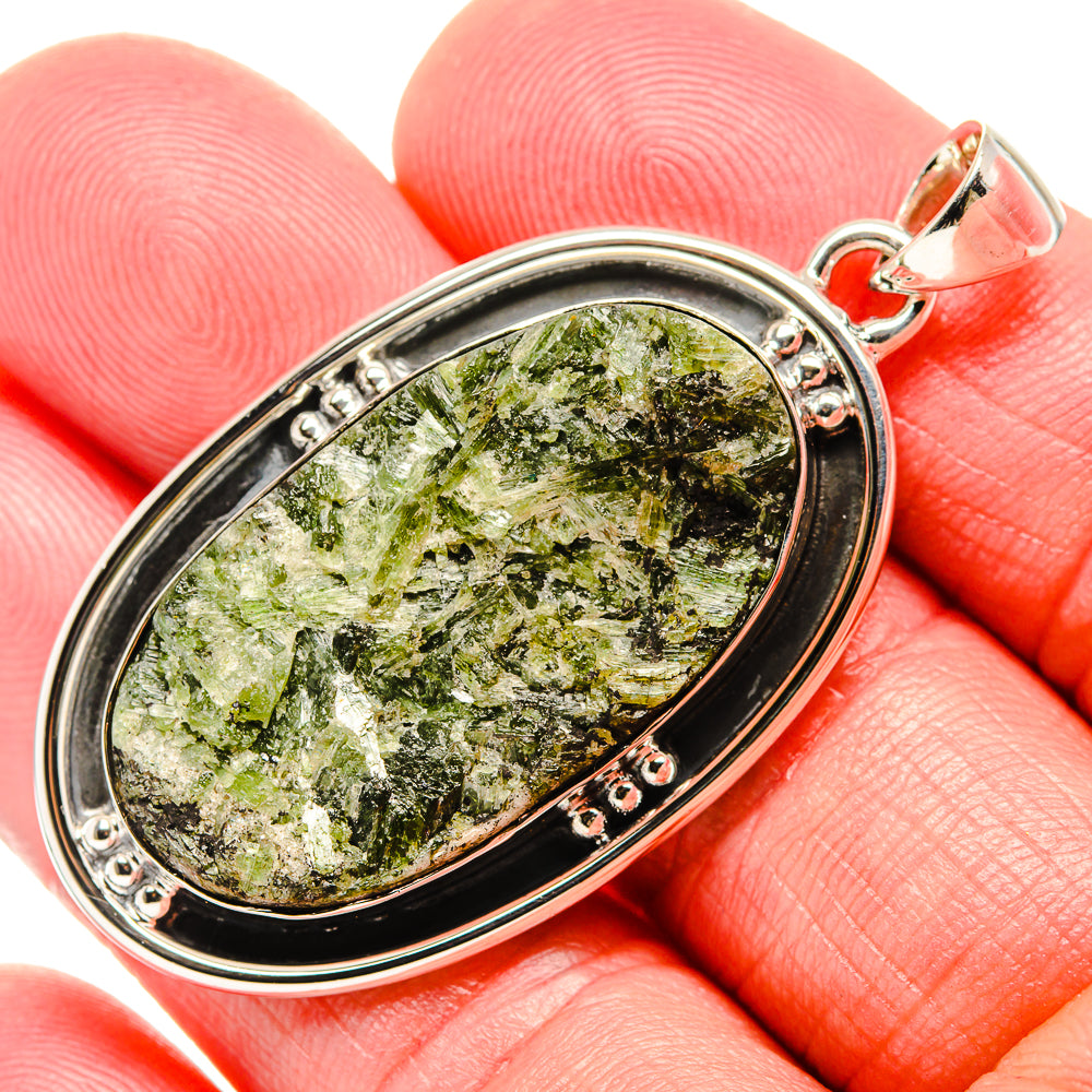 Green Fuchsite Pendants handcrafted by Anasilvercos - PD35894