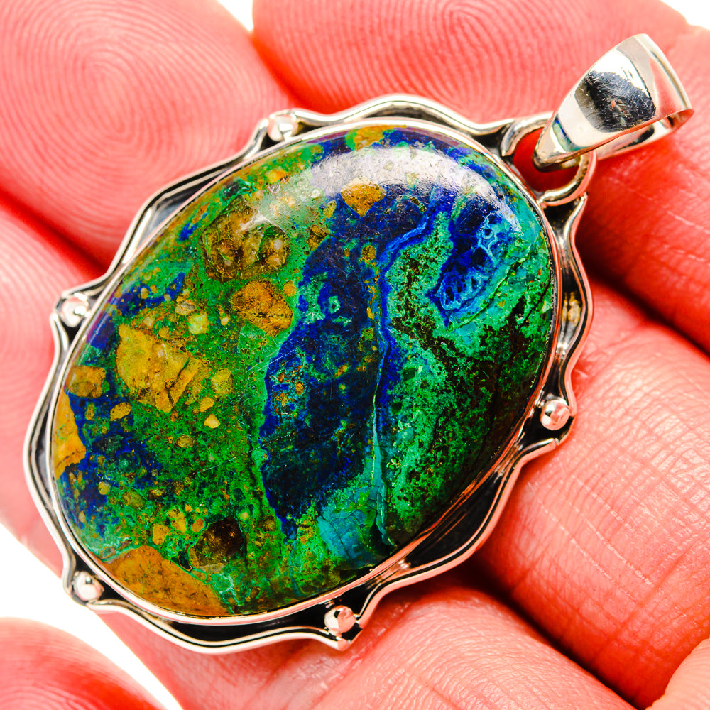 Azurite Pendants handcrafted by Anasilvercos - PD35896
