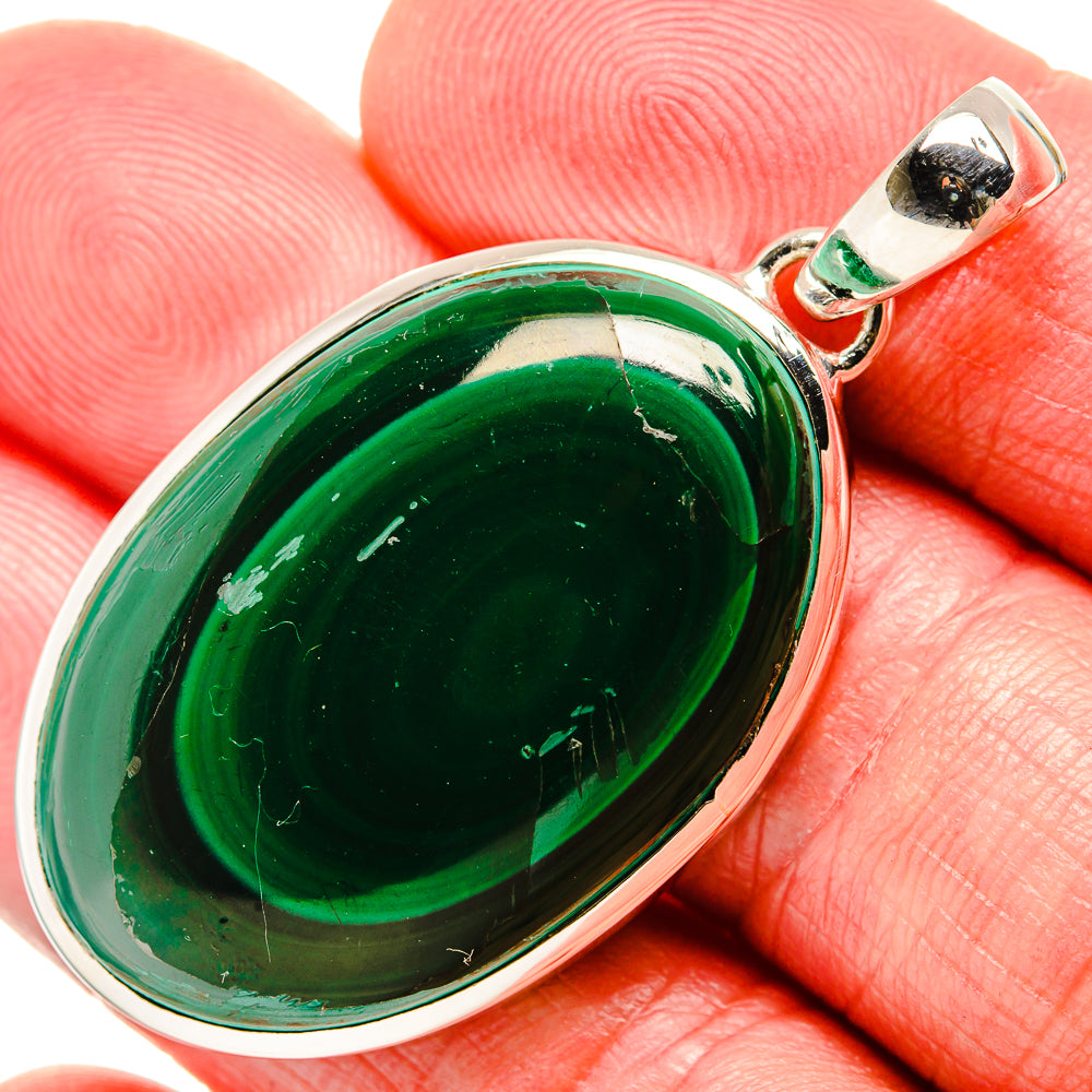 Malachite Pendants handcrafted by Anasilvercos - PD35900