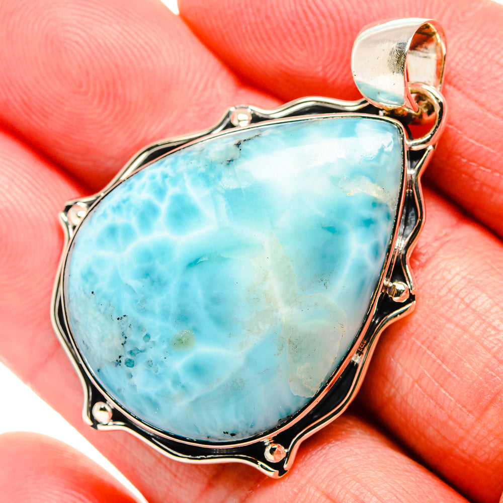 Larimar Pendants handcrafted by Anasilvercos - PD35910