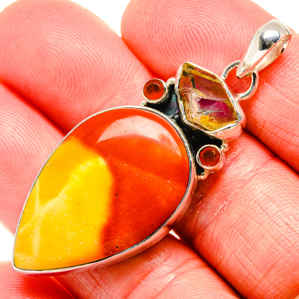 Mookaite Pendants handcrafted by Anasilvercos - PD35913