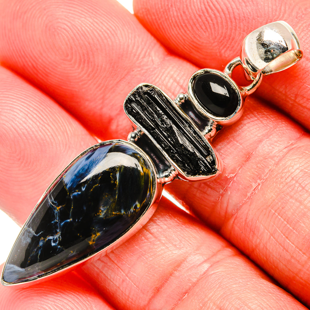Pietersite Pendants handcrafted by Anasilvercos - PD35920