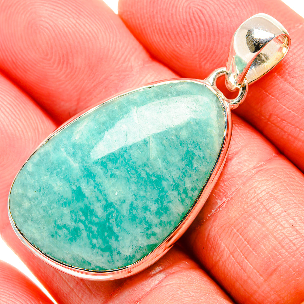 Amazonite Pendants handcrafted by Anasilvercos - PD35926