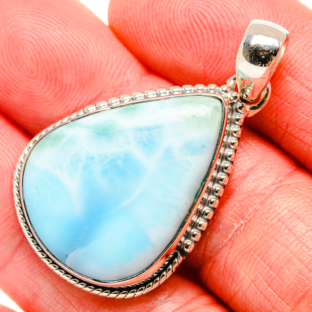 Larimar Pendants handcrafted by Anasilvercos - PD35930