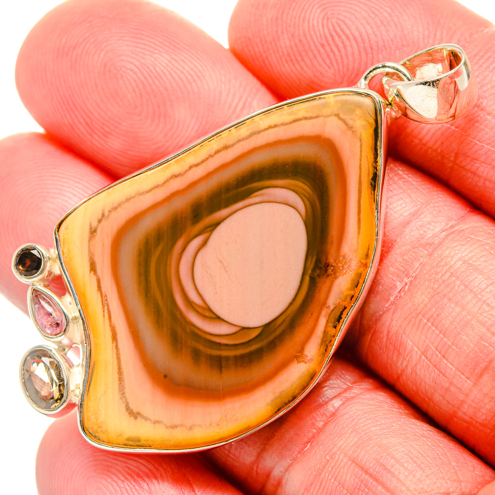 Petrified Wood Pendants handcrafted by Anasilvercos - PD35931
