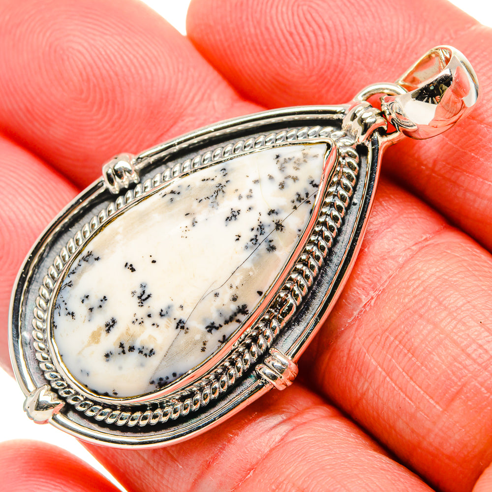 Dendritic Opal Pendants handcrafted by Anasilvercos - PD35935