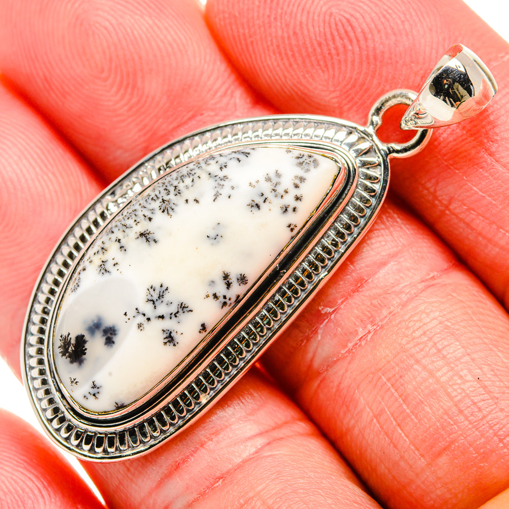 Dendritic Opal Pendants handcrafted by Anasilvercos - PD35936