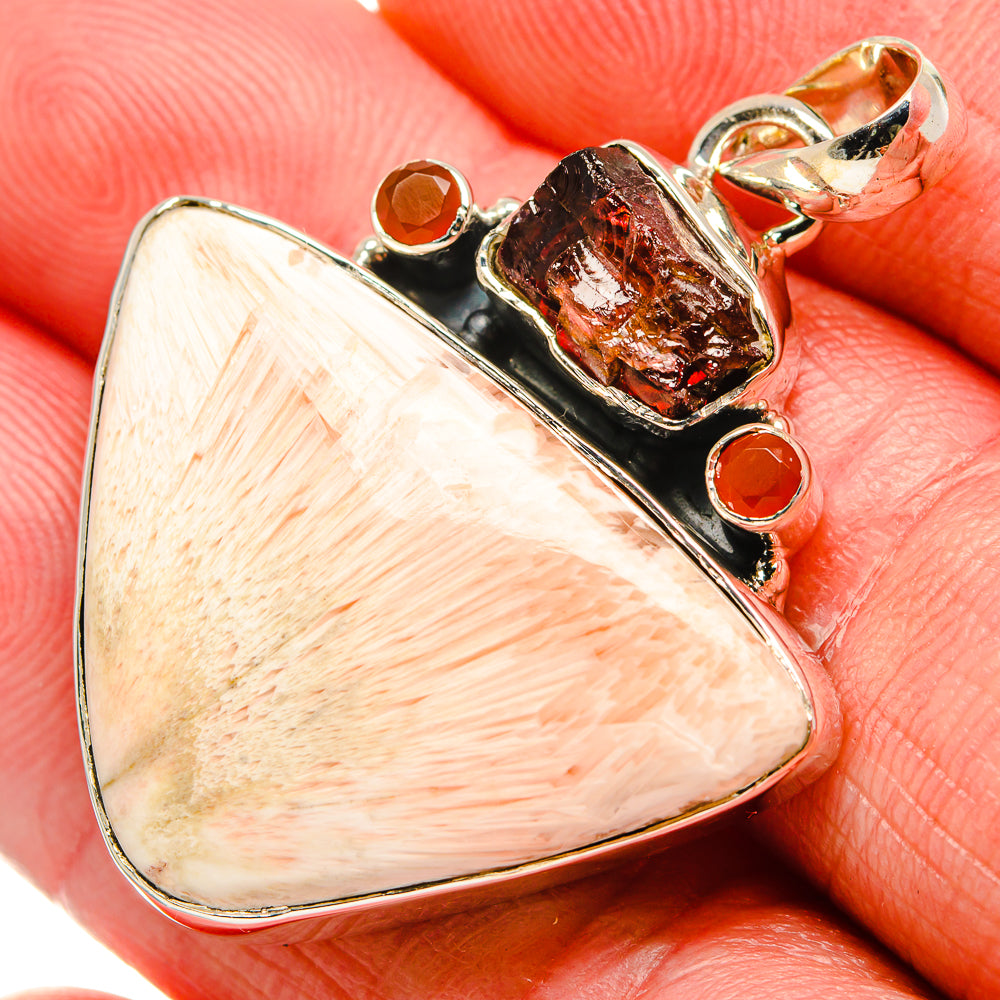 Scolecite Pendants handcrafted by Anasilvercos - PD35939