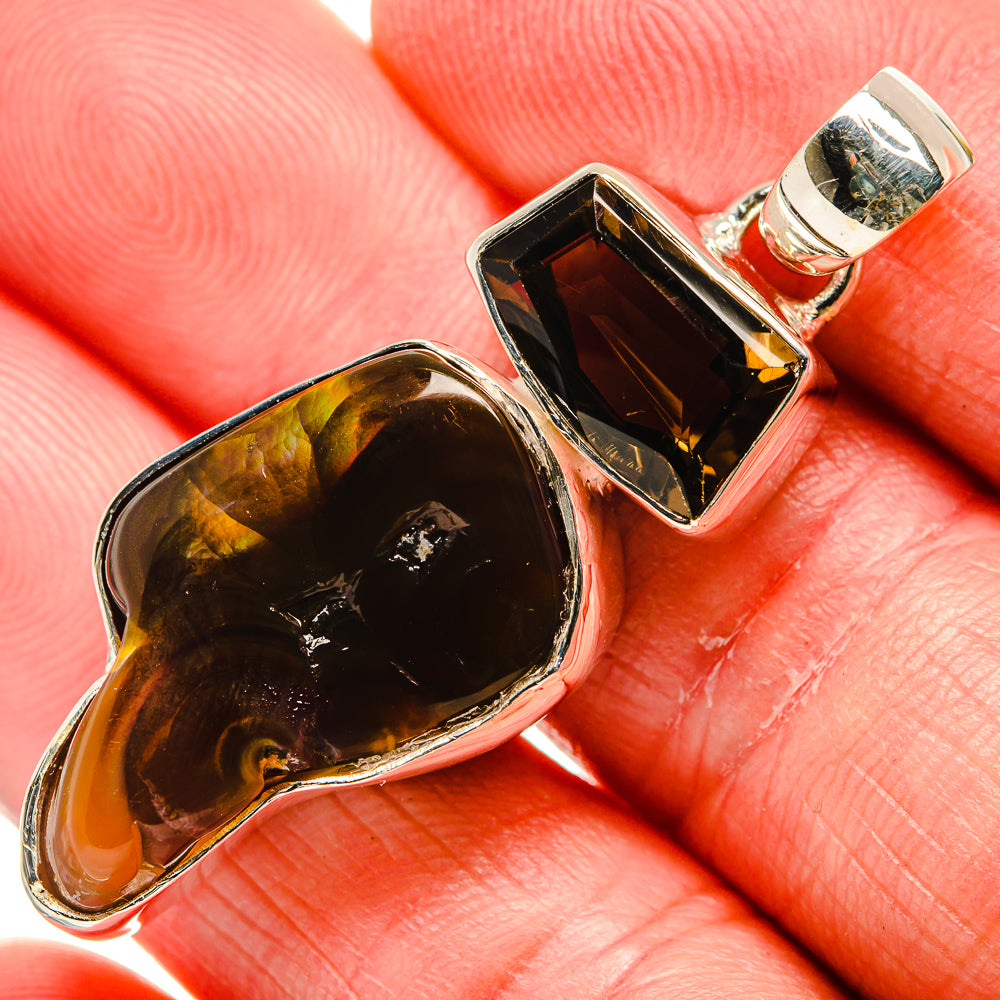 Mexican Fire Agate Pendants handcrafted by Anasilvercos - PD35951