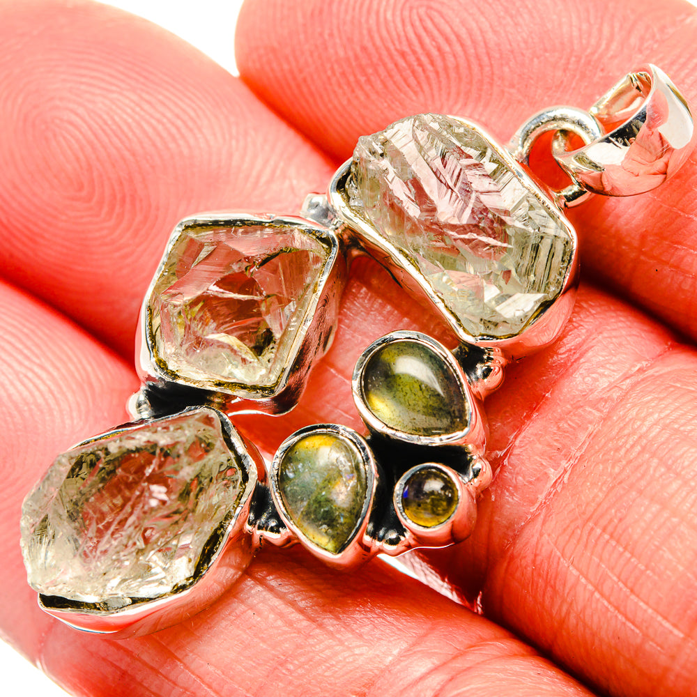 Aquamarine Pendants handcrafted by Anasilvercos - PD35953