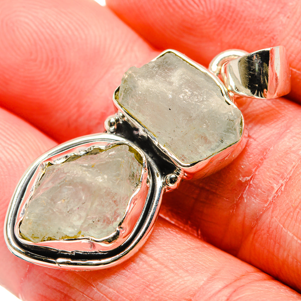 Aquamarine Pendants handcrafted by Anasilvercos - PD35962