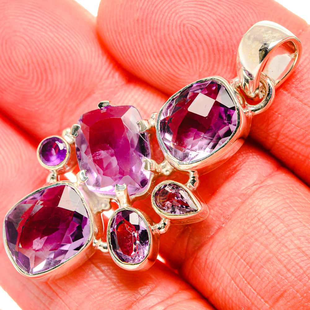 Amethyst Pendants handcrafted by Anasilvercos - PD35963