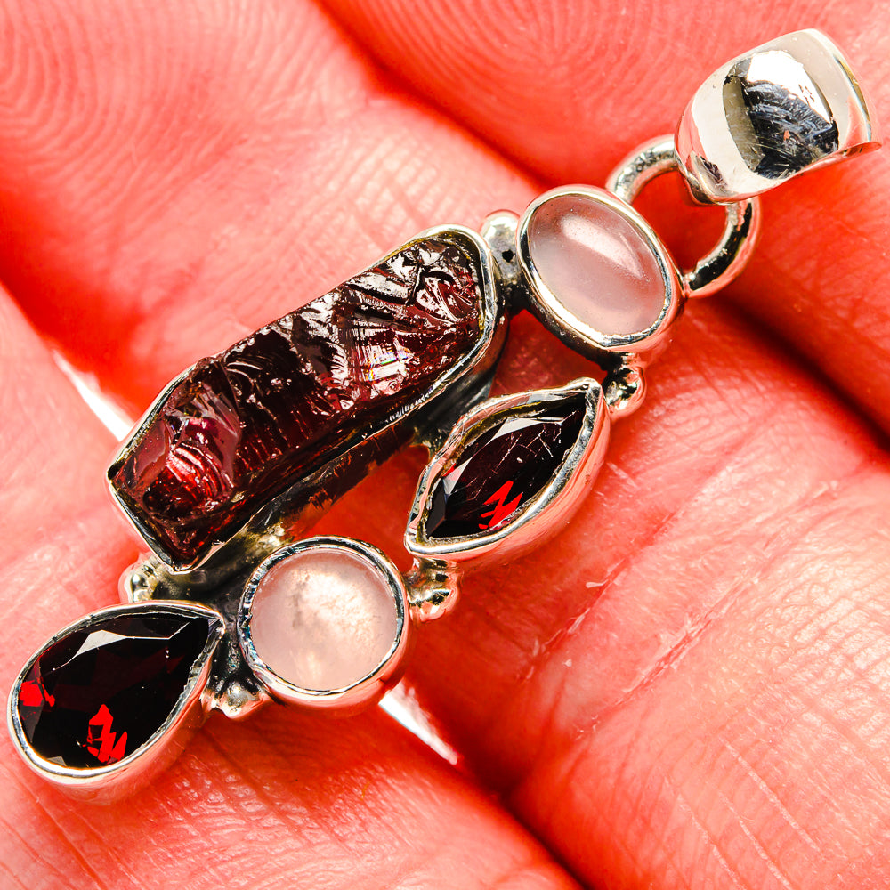 Garnet Pendants handcrafted by Anasilvercos - PD35998