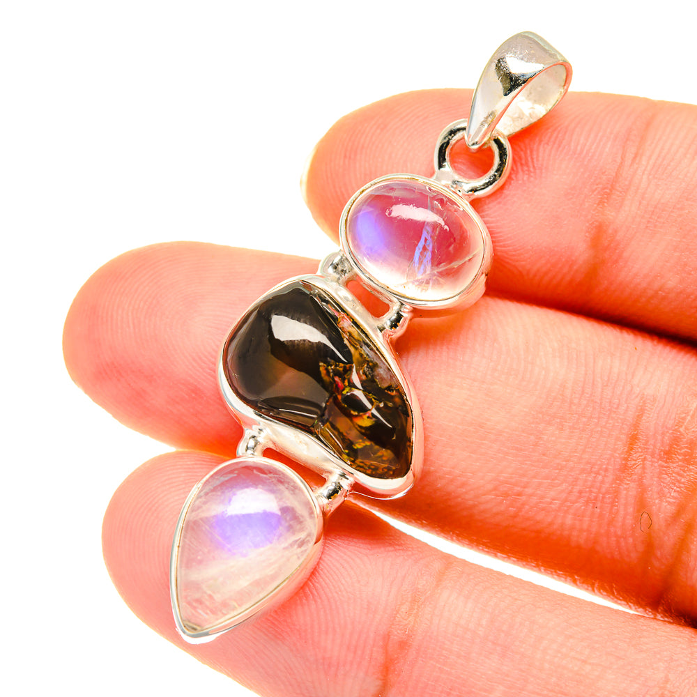Mexican Fire Agate Pendants handcrafted by Anasilvercos - PD3600