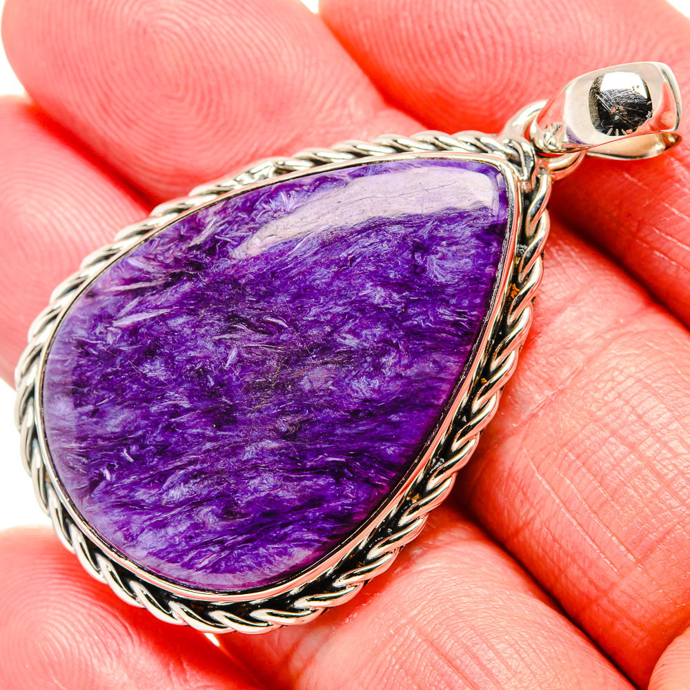 Charoite Pendants handcrafted by Anasilvercos - PD36003