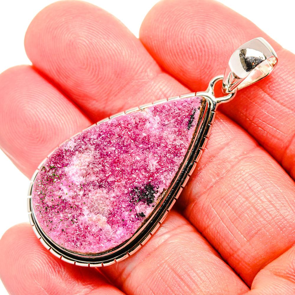 Cobalto Calcite Crystal Pendants handcrafted by Anasilvercos - PD36005