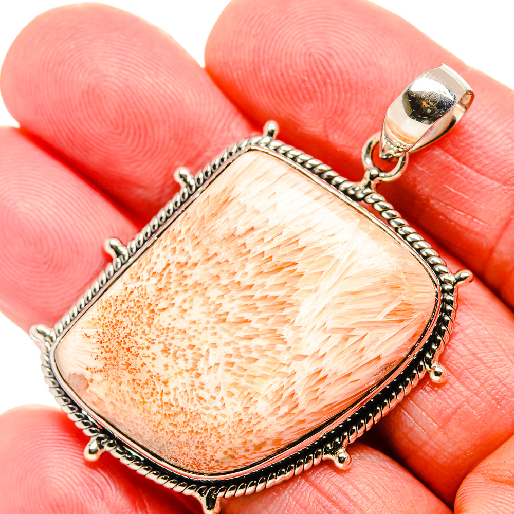 Scolecite Pendants handcrafted by Anasilvercos - PD36008