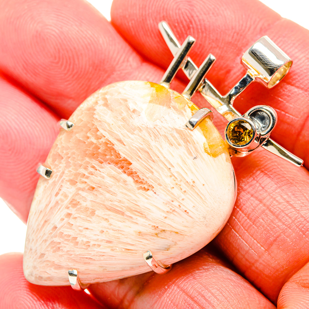 Scolecite Pendants handcrafted by Anasilvercos - PD36009