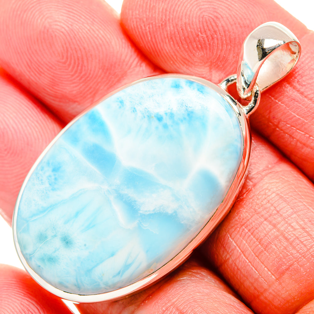 Larimar Pendants handcrafted by Anasilvercos - PD36012