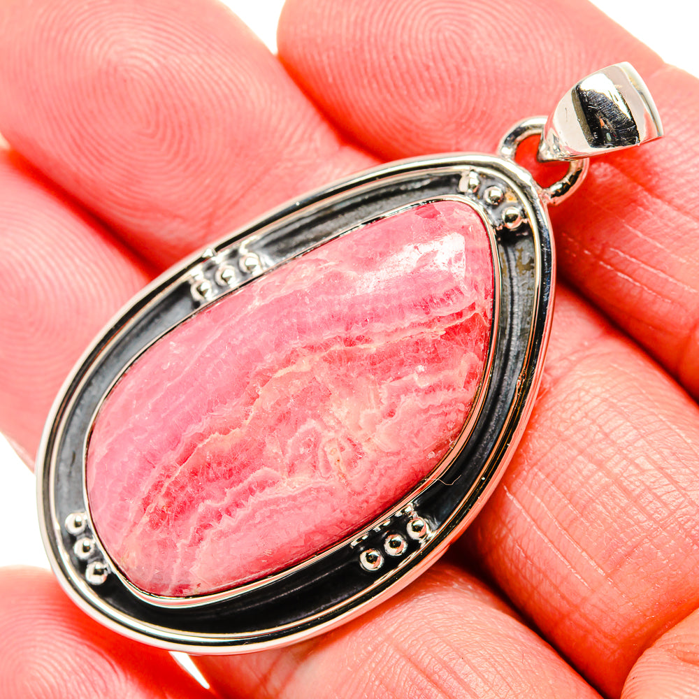 Rhodochrosite Pendants handcrafted by Anasilvercos - PD36013