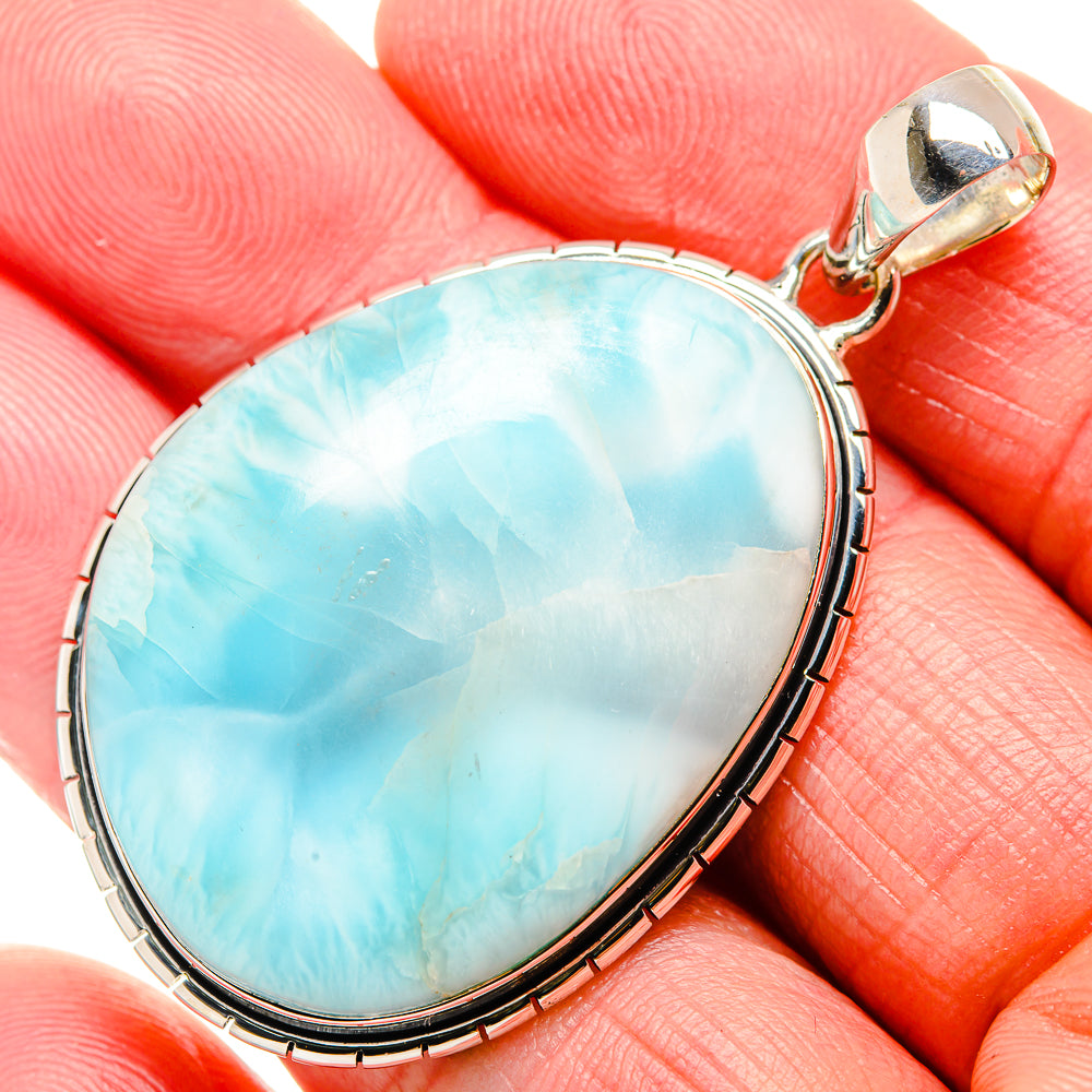 Larimar Pendants handcrafted by Anasilvercos - PD36017