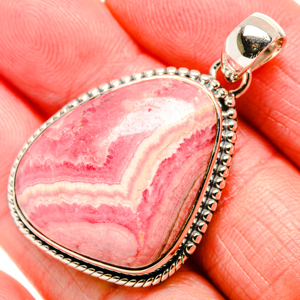 Rhodochrosite Pendants handcrafted by Anasilvercos - PD36036