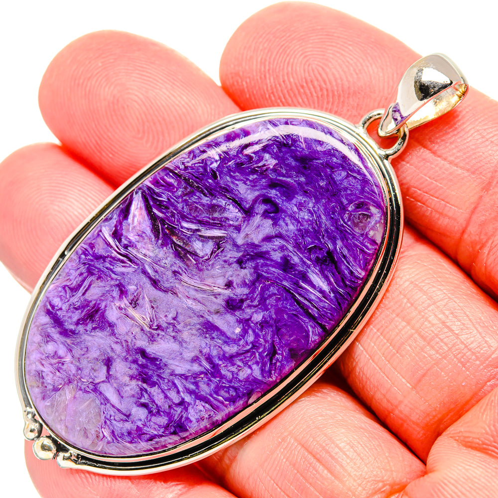 Charoite Pendants handcrafted by Anasilvercos - PD36048