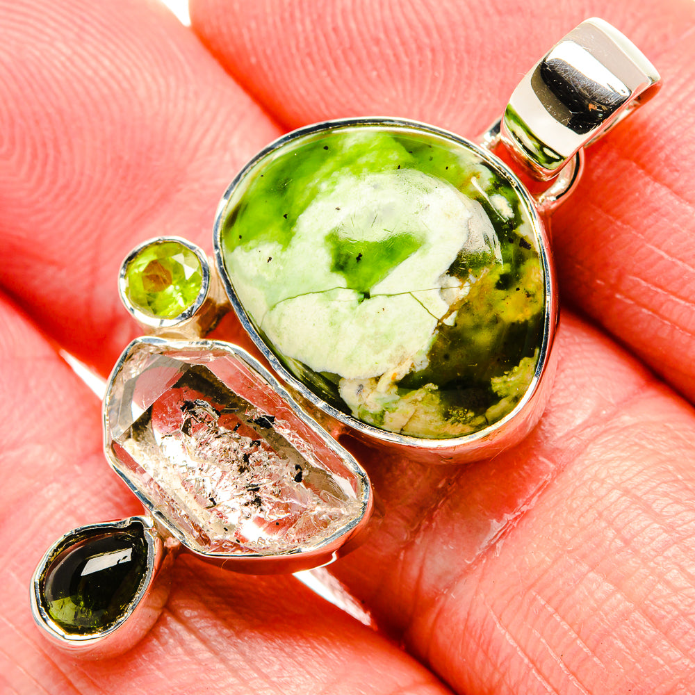 Rainforest Opal Pendants handcrafted by Anasilvercos - PD36086
